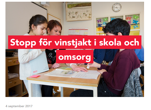 Bild från Socialdemokraternas webbsajt